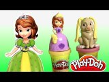 Play Doh Sofia The First Clover The Rabbit Set Disney Princess Sofia Play Dough 소피아먼저 찰흙 놀이