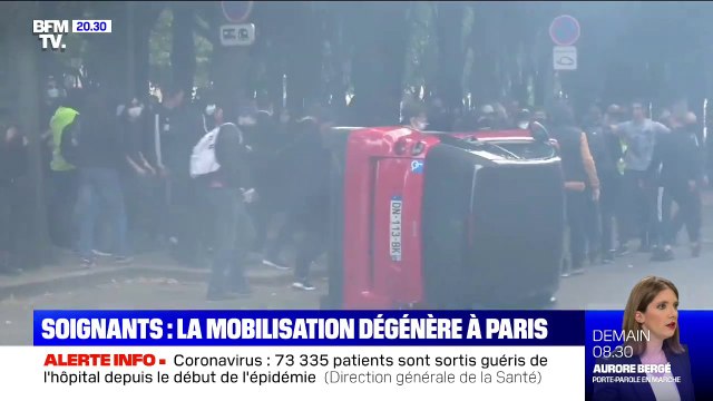 Retour sur la manifestation des soignants qui a dégénéré à Paris