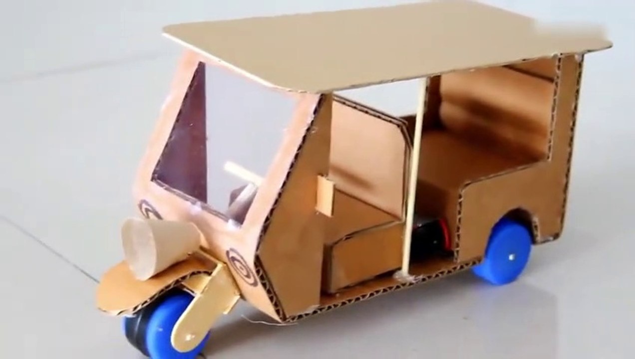 How to make a  powered Rickshaw (tuk tuk) - Electric Rickshaw Battery