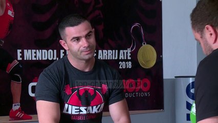 Çalja, për një tjetër titull/ Peshëngritësi stërvitet për garën e nëntorit