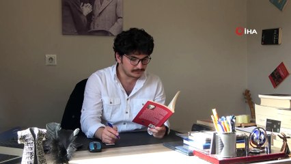 26 yaşında 4 kitap yazan genç kendi işinin patronu oldu