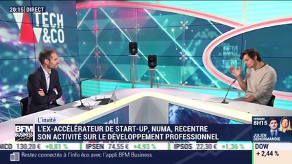 Romain Cochet (Numa) : L’ex-accélérateur de start-up, Numa, recentre son activité sur le développement professionnel - 16/06