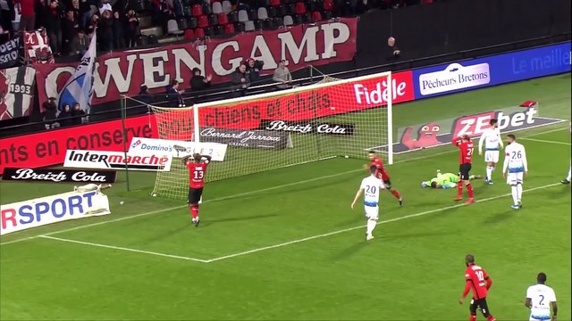 J22 EA Guingamp - AJ Auxerre ( 1-0 ) - Résumé - (EAG - AJA) 2019-20 (2)