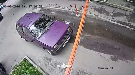 Hit it once  twice  but the not the third time