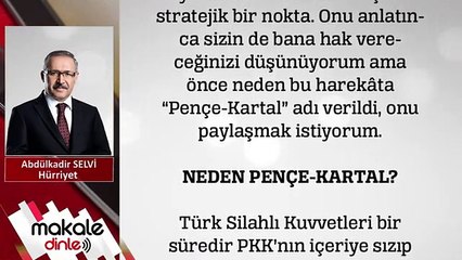 Çok stratejik bir operasyon... 58 dakika da 81 hedef imha edildi!.. ABDULKADİR SELVİ - MAKALE DİNLE