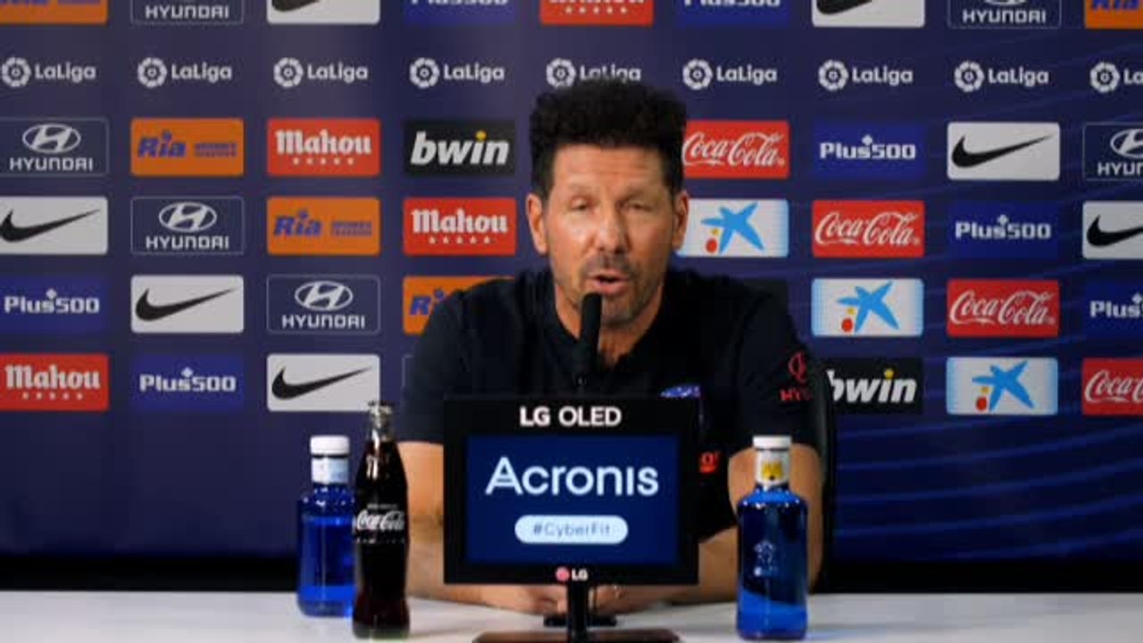 Simeone sobre Thomas: "Es un jugador tan importante que lo buscan los mejores equipos de Europa"