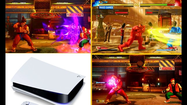 Designer PlayStation 5, Street Fighter V Champion Edition - Melhor música do game, Especial Guiile, Bonus Akuma