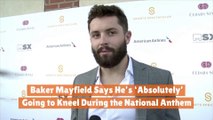Baker Mayfield Joins In Kneeling