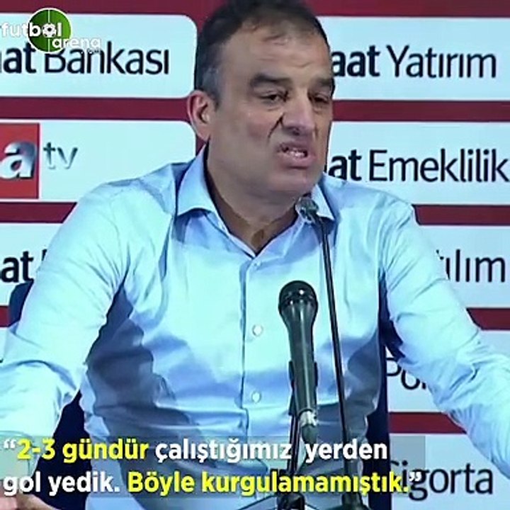 Tahir Karapınar: "2-3 gündür çalıştığımız yerden gol yedik. Böyle kurgulamamıştık"