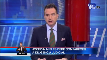Jocelyn Mieles debe comparecer a diligencia judicial