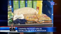 Campaña solidaria recaudó más de un millón de kits alimenticios