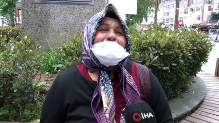 Rizeli maskesiz sokağa çıkma yasağına uyuyor