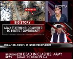 20 Indian Soldiers Killed; 43 Chinese Casualties