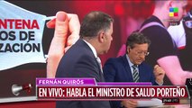 Fernan Quiros, ministro de Salud porteño: 