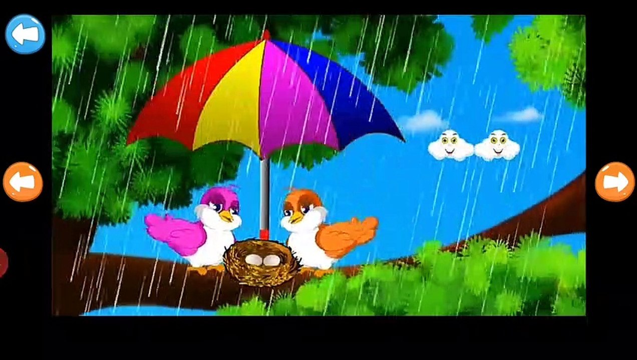 Nursery Rhymes for kids //animated rhymes for kids //Rain rain go away