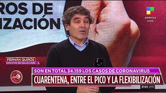 Fernan Quiros, ministro de Salud de Ciudad de Bs. As.: Estamos en una cuarentena muy contenida