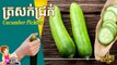 Comment faire des cornichons au concombre | How to make Cucumber Pickles | Khmer Housewife