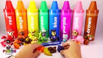 Best Learning Colors Video- Magic Crayons Paw Patrol Sky, Chase and Pups Surprise Toys