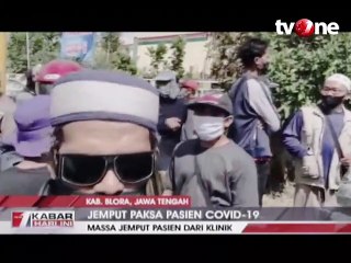 Mencekam! Massa Jemput Paksa Pasien Covid-19 dari Klinik