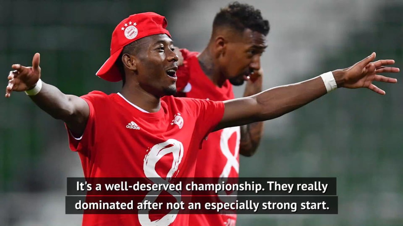 Rival coaches congratulate Bayern as they win the title again