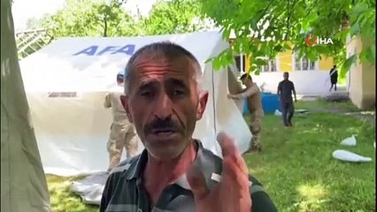 Bingöl'de deprem bölgesinde yaşam
