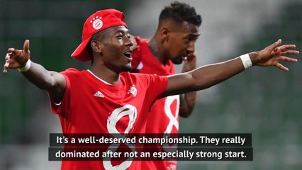 Rival coaches congratulate Bayern as they win the title again