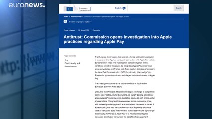 EU-Kommission: Verfahren gegen Apple wegen Wettbewerbsverzerrung