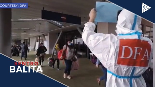 Higit 1,000 OFWs mula Middle East, dumating na sa bansa; repatriation ng OFWs na apektado ng CoVID-19 pandemic, patuloy