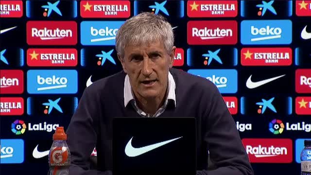 Quique Setién: Esperemos llegar frescos y al máximo nivel en los últimos partidos