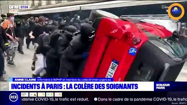 L’interpellation d’une infirmière en marge des manifestations fait polémique