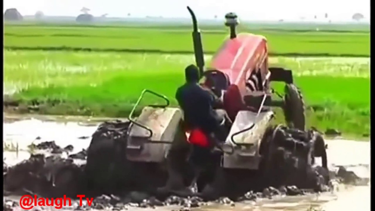 Funny Indian Tractor compilation