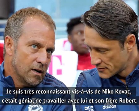 32e j. - Flick remercie Kovac après le sacre du Bayern