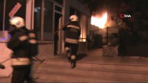 Restoran kundaklandı, yangını itfaiye söndürdü