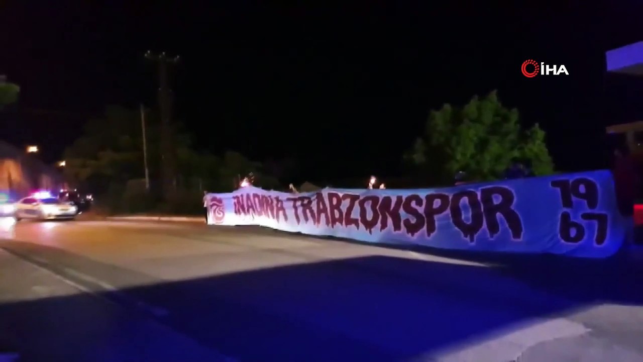 Trabzonspor'a coşkulu karşılama
