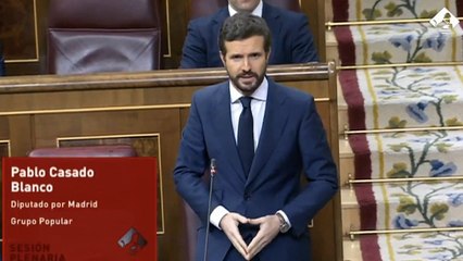 Casado acusa a Sánchez de provocar una "crisis constituyente" con su gestión de la crisis