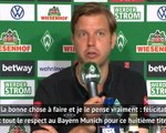32e j. - Les entraîneurs du Werder et de l'Union félicitent le Bayern