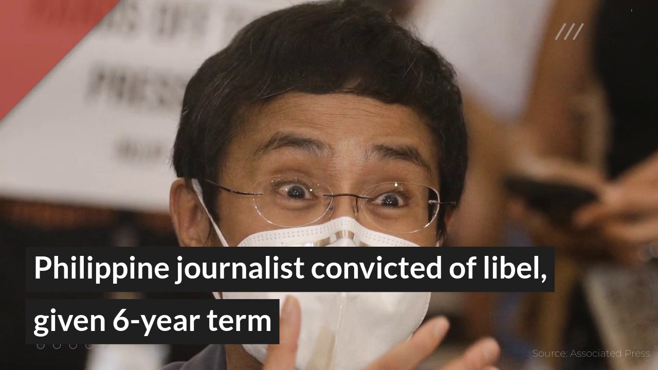 Philippine journalist convicted of libel, given 6-year term, and other top stories from June 17, 2020.