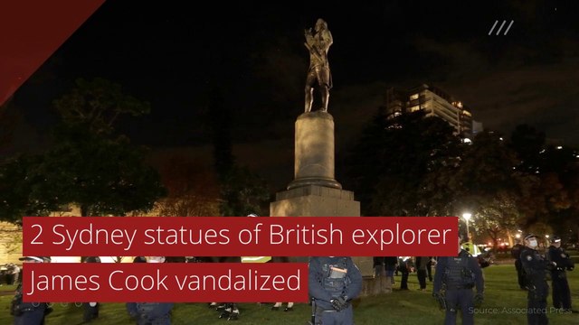 2 Sydney statues of British explorer James Cook vandalized , and other top stories from June 17, 2020.