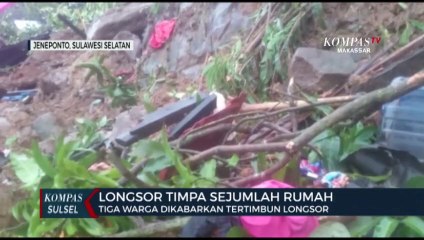 Tiga Warga Dikabarkan Tertimbun Longsor