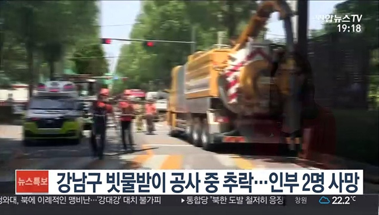 강남구 빗물받이 공사 중 추락…인부 2명 사망