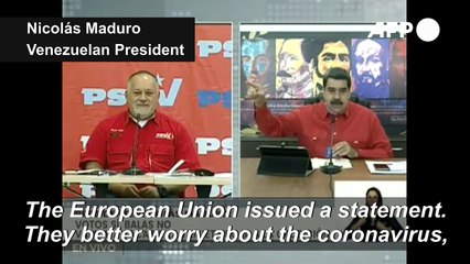 Maduro tells the European Union to stay out of Venezuela
