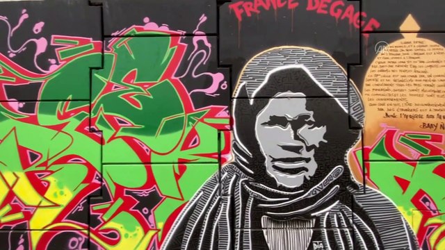 Senegal'de ırkçılık karşıtlığı duvarlara grafiti olarak yansıyor