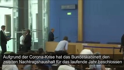 Scholz zum Nachtragshaushalt: "Jetzt wird wieder in die Hände gespuckt"