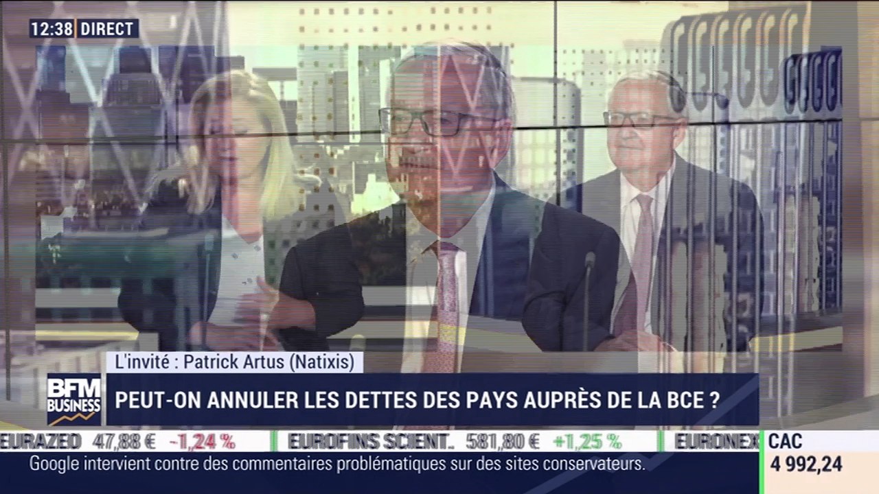 Patrick Artus (Natixis) : Peut-on annuler les dettes des pays auprès de la BCE ? - 17/06