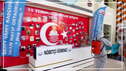 Sultanbeyli’de okullar sınav için hazır