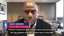 Magic Johnson urges NBA players to unite to order to force 'real change'