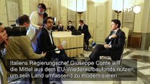 Conte möchte mit Geld aus EU-Wiederaufbaufonds ein 