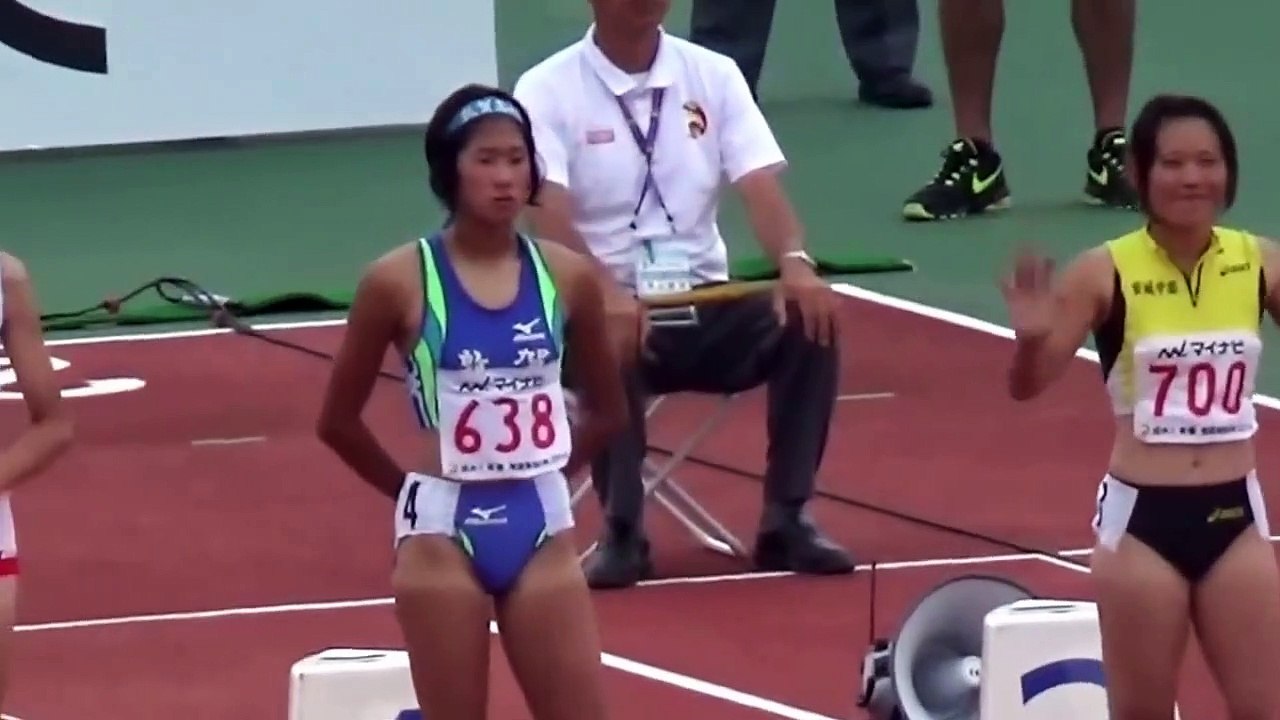 Cute Athletic Women Japanese Player 女子陸上 100メートルH 5.10.11