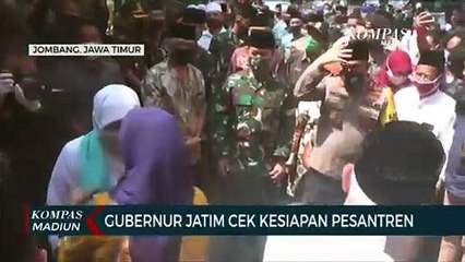 Gubernur Jatim Cek Kesiapan Pesantren