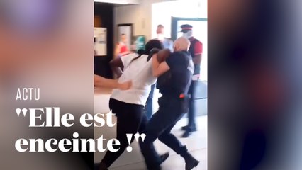 Download Video: L'interpellation brutale d'une femme en gare d'Aulnay-sous-Bois suscite l'indignation